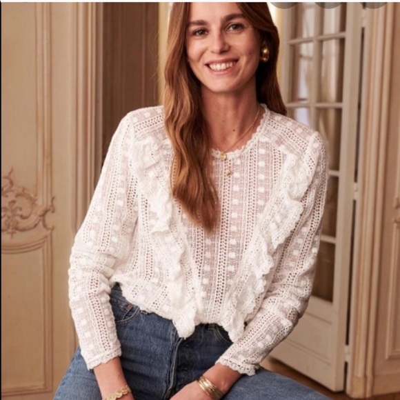 Sezane Madeleine Blouse - Picture 1 of 5
